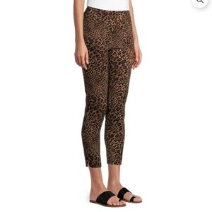 Time and Tru Tan Leopard Print Leggings